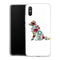 Coque Xiaomi Redmi 9A Border Collie floral | Housse silicone, antichocs, protection optimale - Motif floral et Chien