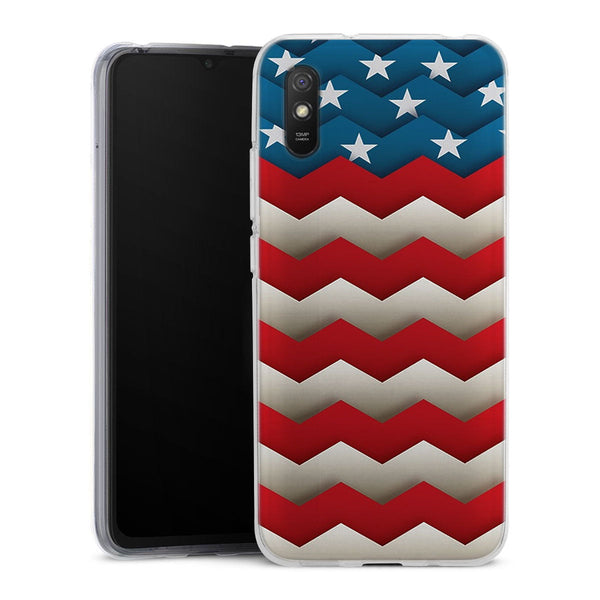 Coque pour Xiaomi Redmi 9A Usa Chevrons Vote