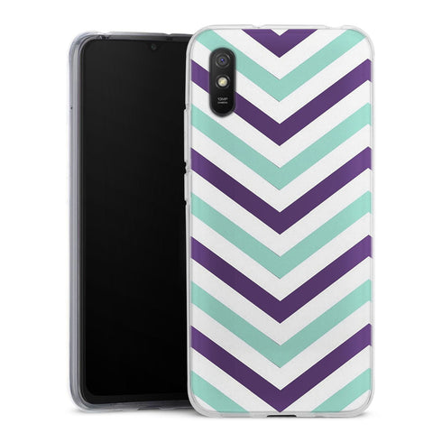 Coque pour Xiaomi Redmi 9A Milka Chevrons