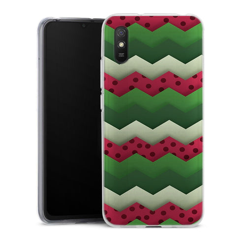 Coque pour Xiaomi Redmi 9A Pasteque Summer Chevrons