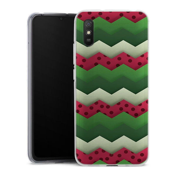 Coque pour Xiaomi Redmi 9A Pasteque Summer Chevrons
