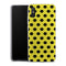 Coque pour Xiaomi Redmi 9A Jaune à Pois Noirs