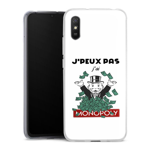 Coque Xiaomi Redmi 9A Je Peux pas j'ai Monopoly | Housse silicone, Protection optimale - Motif Jeux video Gaming