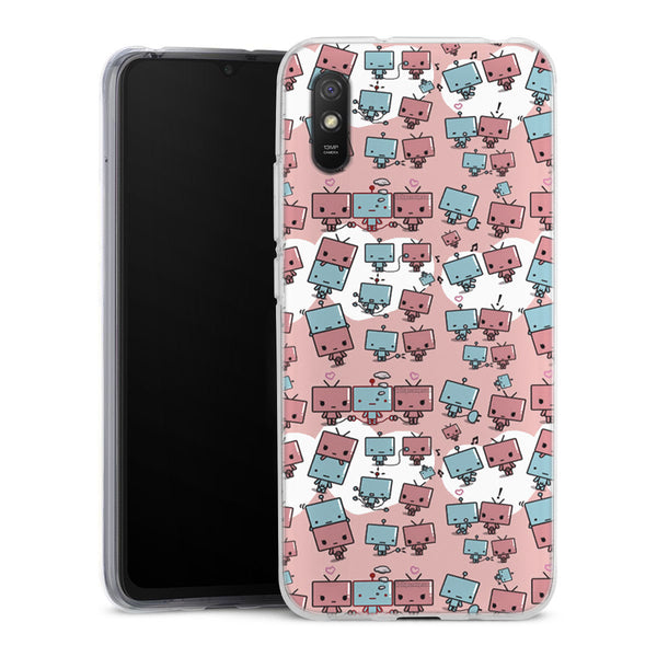 Coque Xiaomi Redmi 9A originale Kawaïi Robots