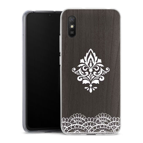 Coque pour Xiaomi Redmi 9A Lace Woods Black