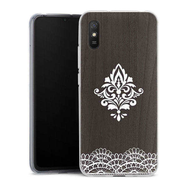 Coque pour Xiaomi Redmi 9A Lace Woods Black