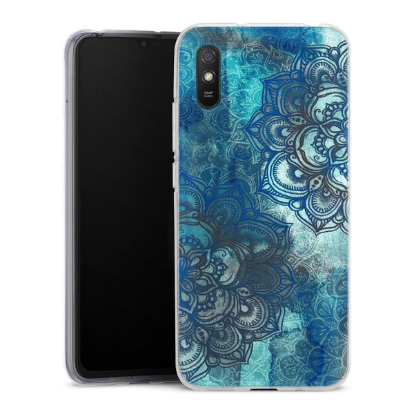 Coque pour Xiaomi Redmi 9A Blue Lost Mandala