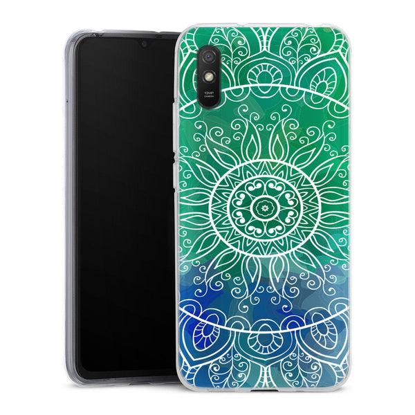 Coque pour Xiaomi Redmi 9A Green deal Mandala