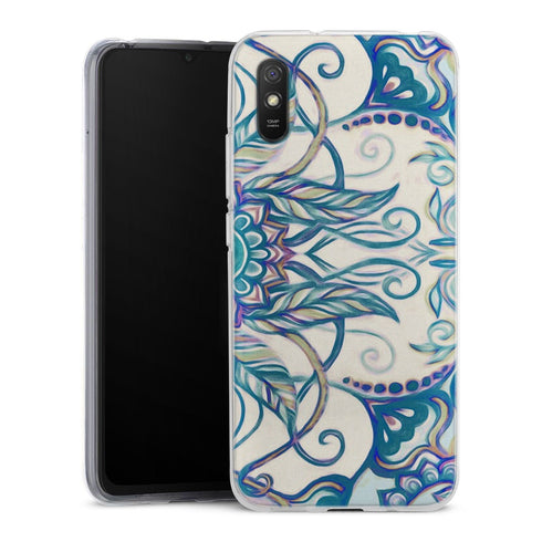 Coque pour Xiaomi Redmi 9A Vintage Pearl Floral