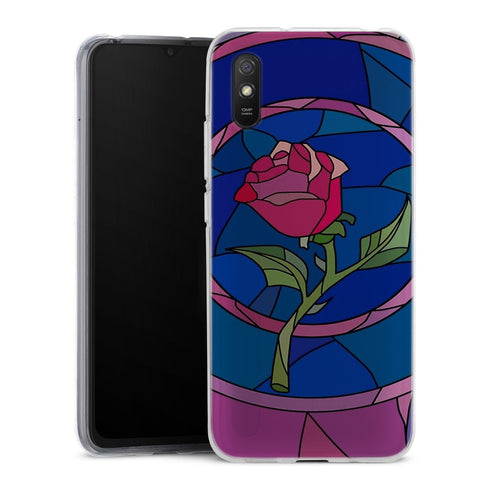 Coque Xiaomi Redmi 9A Rose Eternelle | Housse silicone, antichocs, protection optimale - Motif floral
