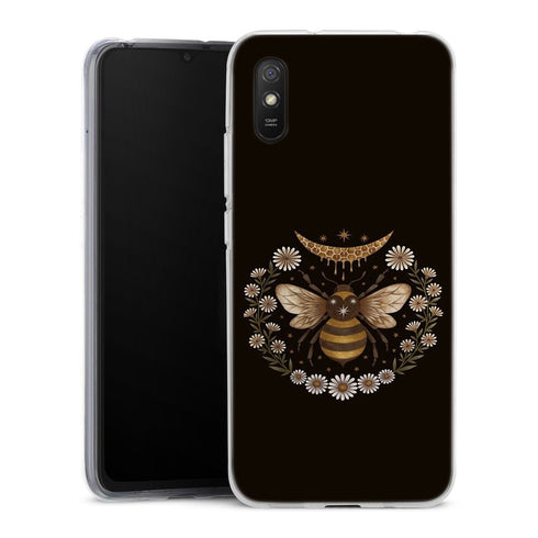 Coque Xiaomi Redmi 9A Voyage de Noces | Housse silicone, antichocs, protection optimale - Motif floral