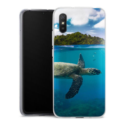 Coque Xiaomi Redmi 9A Watercolor Tropical | Housse silicone, antichocs, protection optimale - Motif floral
