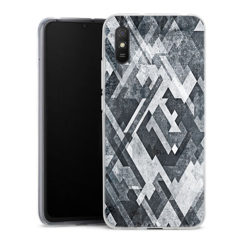 Coque pour Xiaomi Redmi 9A Zig Zag Black