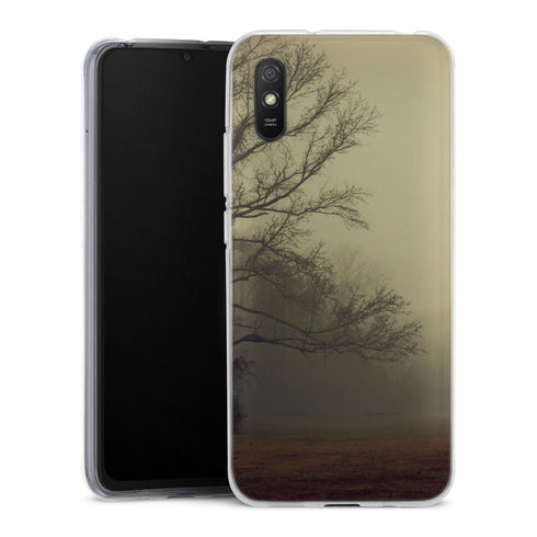 Coque Xiaomi Redmi 9A A Gathering of Fog | Housse silicone, antichocs, protection optimale - Motif floral