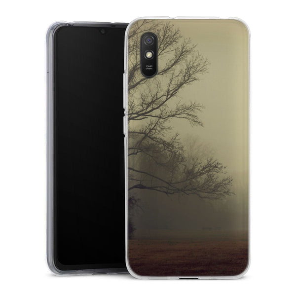 Coque Xiaomi Redmi 9A A Gathering of Fog | Housse silicone, antichocs, protection optimale - Motif floral