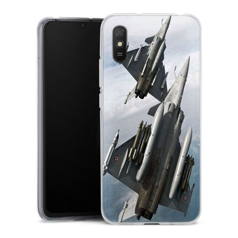 Coque Xiaomi Redmi 9A Avion rafale en vol