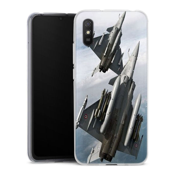 Coque Xiaomi Redmi 9A Avion rafale en vol