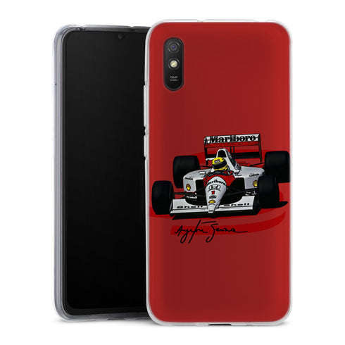 coque telephone Redmi 9A originale Ayrton Senna Formule 1 King