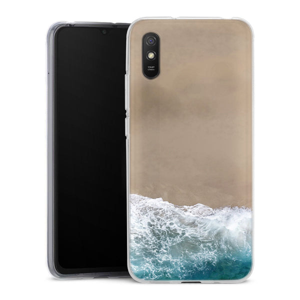 Coque Xiaomi Redmi 9A Beach Sky View | Housse silicone, antichocs, protection optimale - Motif floral Plage