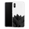 Coque Xiaomi Redmi 9A Black Leaves | Housse silicone, antichocs, protection optimale - Motif floral noir