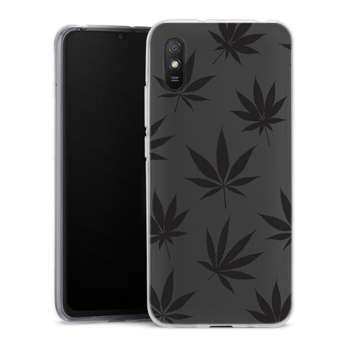 Coque pour Xiaomi Redmi 9A Canabis Leaf Pattern