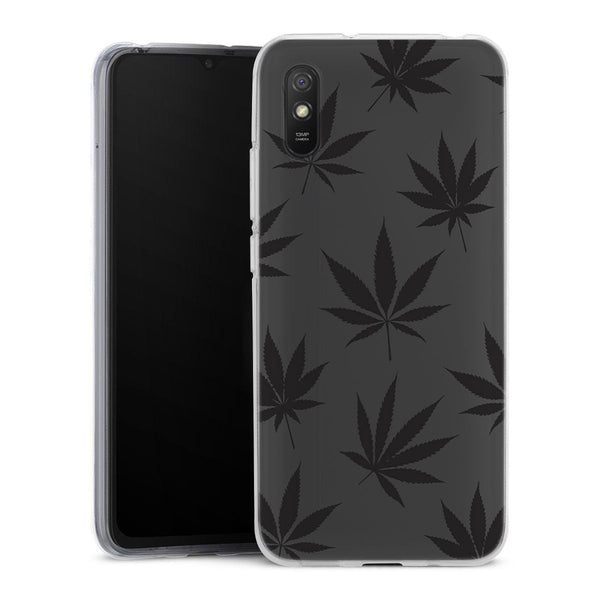 Coque pour Xiaomi Redmi 9A Canabis Leaf Pattern