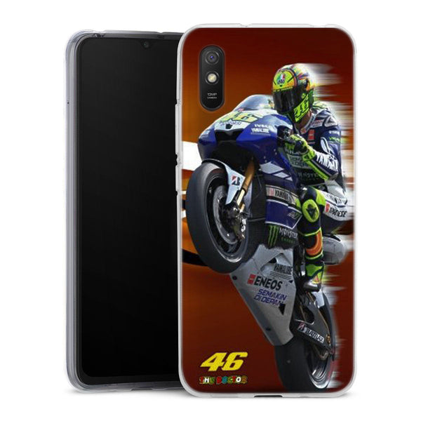 coque telephone Redmi 9A originale Fan de yamaha en feu vr46 doctors
