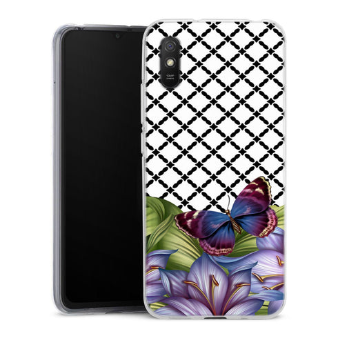 Coque Xiaomi Redmi 9A Flower Power | Housse silicone, antichocs, protection optimale - Motif floral