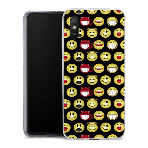Coque pour Xiaomi Redmi 9A Funny smileys