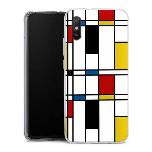 Coque pour Xiaomi Redmi 9A Geometric abstract