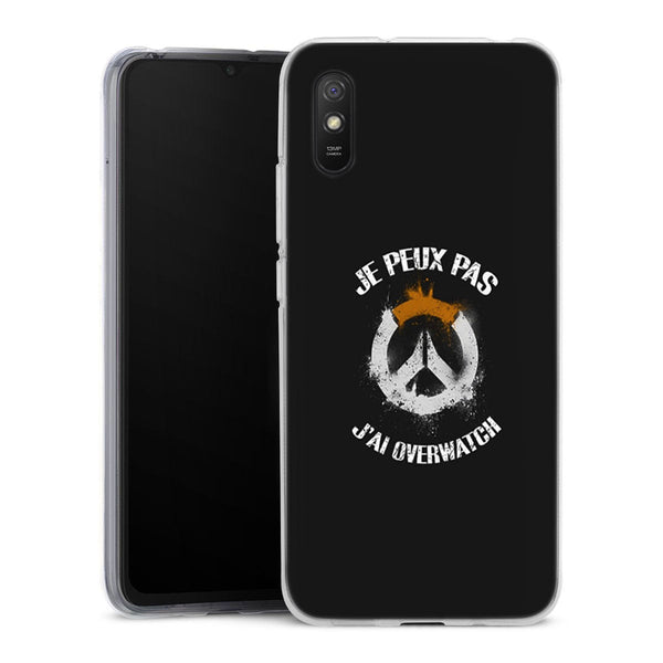 Coque Xiaomi Redmi 9A Je peux pas j'ai Overwatch | Housse silicone, Protection optimale - Motif Jeux video Gaming