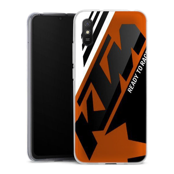 coque telephone Redmi 9A originale KTM Racing Orange and Black