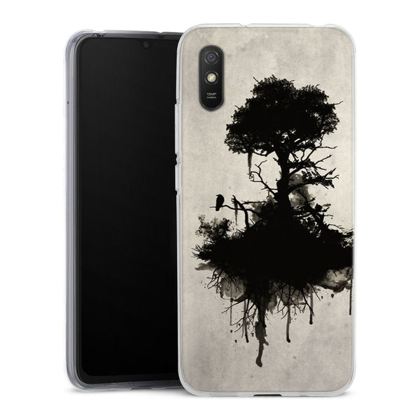 Coque Xiaomi Redmi 9A Last Tree Standing | Housse silicone, antichocs, protection optimale - Motif floral