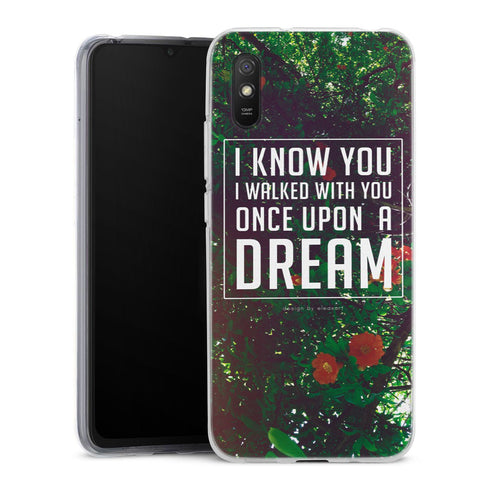 Coque Xiaomi Redmi 9A Once Upon a Dream | Housse silicone, antichocs, protection optimale - Motif floral