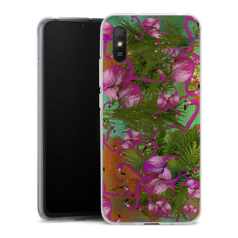 Coque Xiaomi Redmi 9A Peace | Housse silicone, antichocs, protection optimale - Motif floral