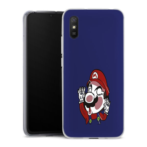 Coque Xiaomi Redmi 9A Plumber stuck between the glass | Housse silicone, Protection optimale - Motif Jeux video Gaming