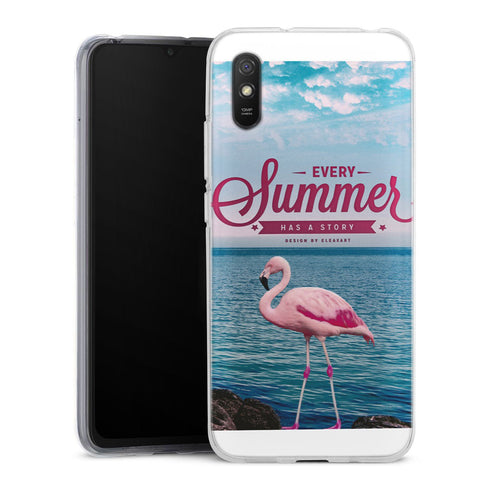 Coque Xiaomi Redmi 9A Summer | Housse silicone, antichocs, protection optimale - Motif floral