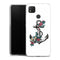 Coque Xiaomi Redmi 9C ancre florale rose | Housse silicone, antichocs, protection optimale - Motif floral