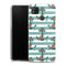 Coque Xiaomi Redmi 9C ancres et fleurs | Housse silicone, antichocs, protection optimale - Motif floral