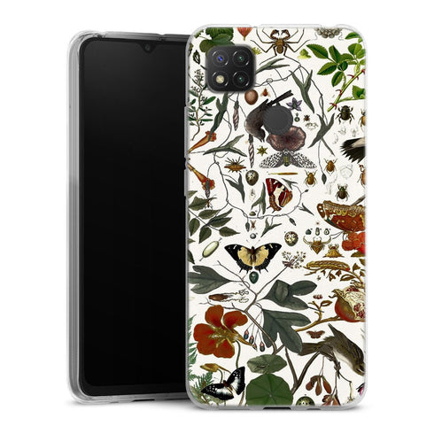 Coque Xiaomi Redmi 9C Biologie 101 | Housse silicone, antichocs, protection optimale - Motif floral