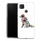 Coque Xiaomi Redmi 9C Border Collie floral | Housse silicone, antichocs, protection optimale - Motif floral et Chien