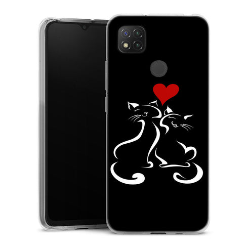 Coque Xiaomi Redmi 9C Cats Love