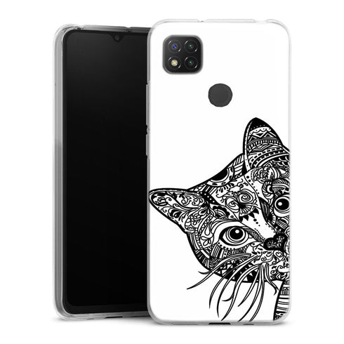 Coque Xiaomi Redmi 9C Chat Azteque