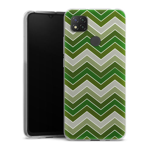 Coque pour Xiaomi Redmi 9C Garden Spring Chevrons