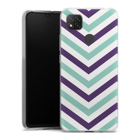 Coque pour Xiaomi Redmi 9C Milka Chevrons