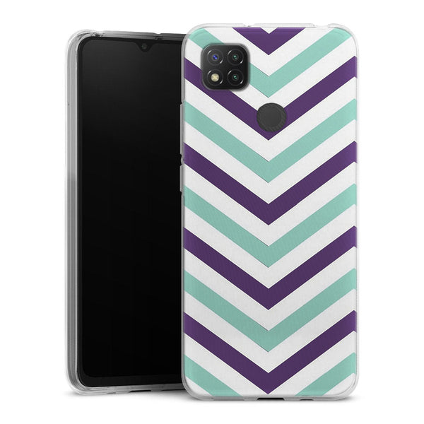 Coque pour Xiaomi Redmi 9C Milka Chevrons