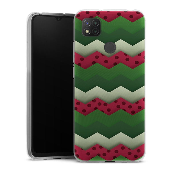 Coque pour Xiaomi Redmi 9C Pasteque Summer Chevrons