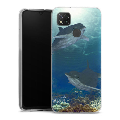 Coque Xiaomi Redmi 9C Dauphins-Heureux