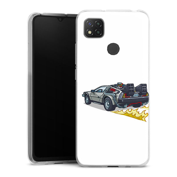 Coque Telephone Xiaomi Redmi 9C originale Delorean retour vers le futur