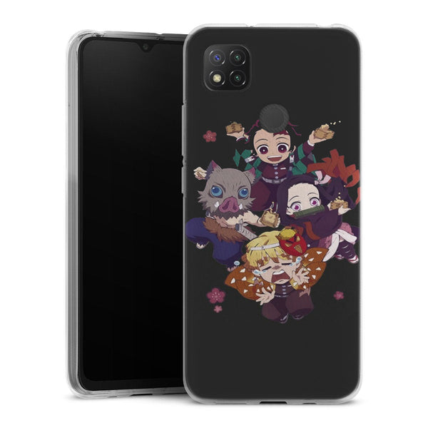 coque Xiaomi Redmi 9C Demon-Slayer-Chibi